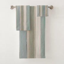 Dusty Blue Sage Verde azulado Sage Beige Stripe