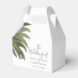 Dusty Palm | Boda White Gracias Caja De Favor