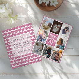 Dusty Rosa 8 Collage de fotos Feliz cumpleaños mam