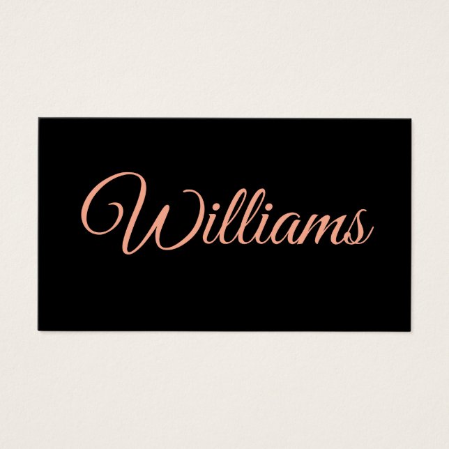 Dusty Rosa nueva tarjeta de cierre de dirección (Frente)