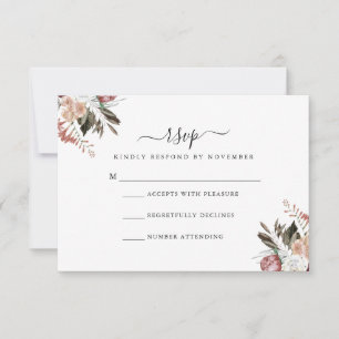 Dusty Rosa RSVP Flyer