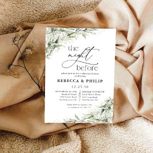 Dusty Sage Green La Noche Antes De La Invitación