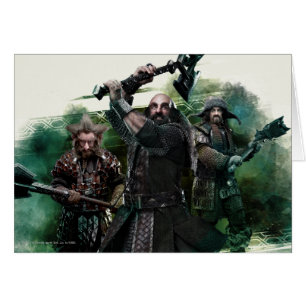 Dwalin, Nori, y gráfico de Bofur
