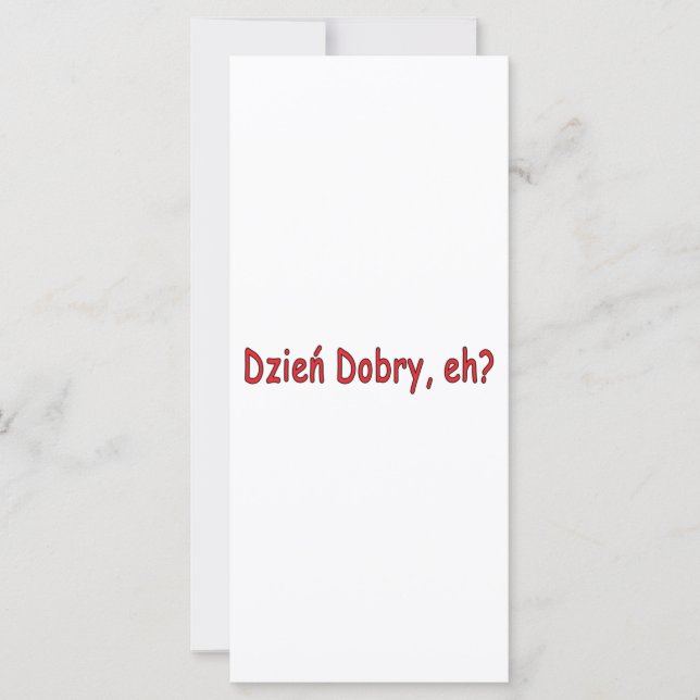 Dzien Dobry, ¿eh? (Anverso)