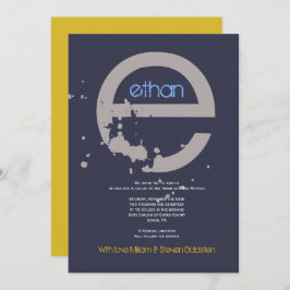 E Colección inicial Bar Bat Invitación Mitzvah