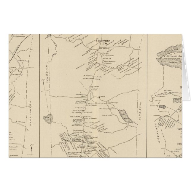 E Kingston, Danville, Hampstead (Anverso (Horizontal))