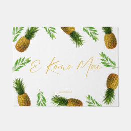 E KOMO MAI - Bienvenida Hawaiana - Alfombra de Pue