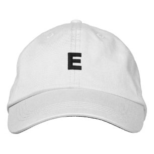 E - Letra Monograma Asombroso Adorable Gorra Adora