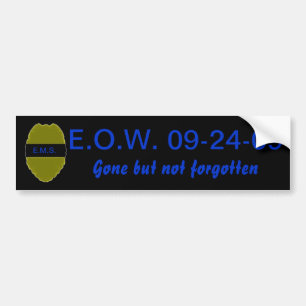 E.O.W. Pegatina para el parachoques para LEO