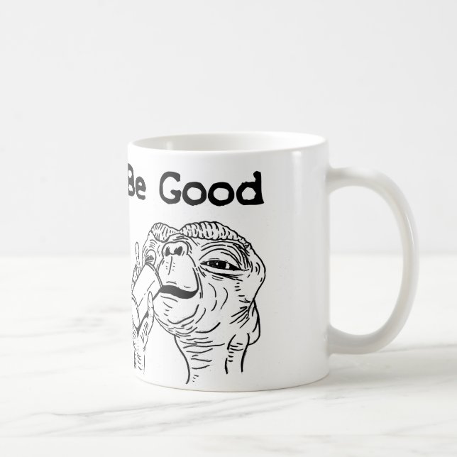 E.T. SEA BUEN blanco taza blanca clásica de 11 (Derecha)