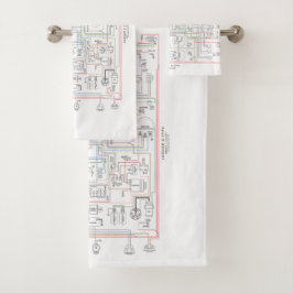 E Tipo Jag, Diagrama de cableado.