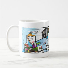 E y B "danza como usted nunca tienen." Taza blanca