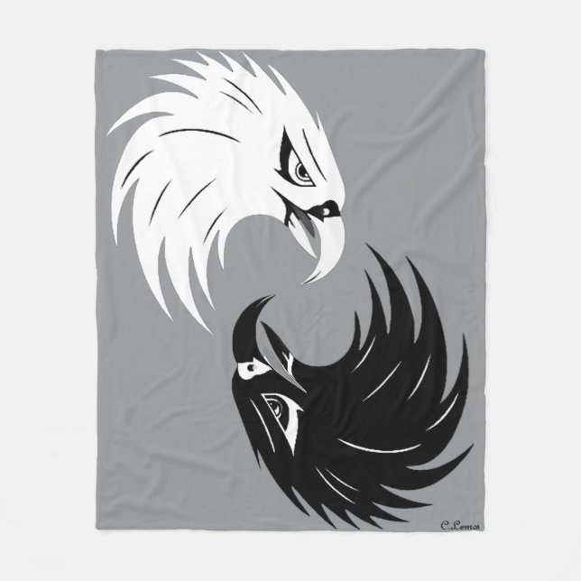 "Eagle Eye Eye" Diseño de la manta de la puerta -  (Anverso)