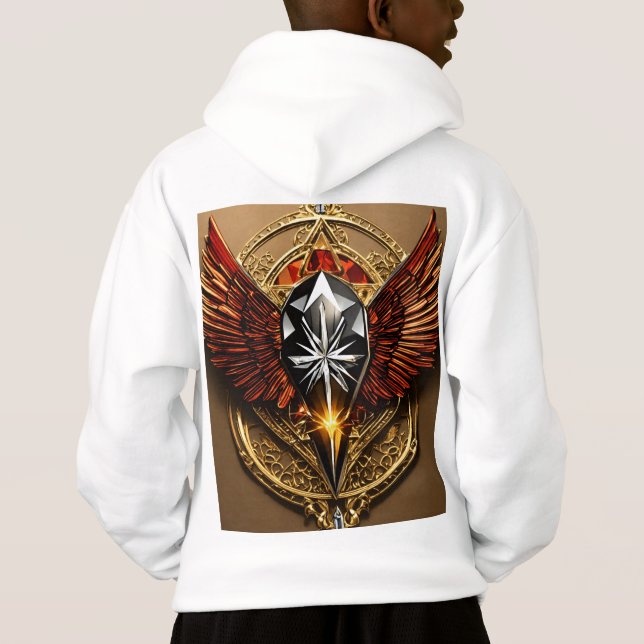 Eagle Faith Hoodie – Christian Church Symbol Hoodi (Reverso)