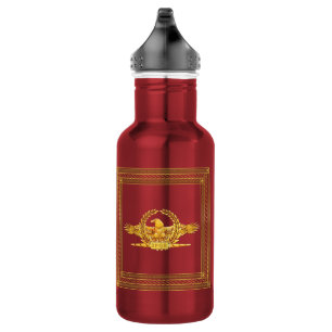 Eagle imperial romano y botella de agua de SPQR