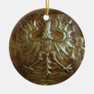 EAGLE NACIONAL POLACO CON EL ORNAMENTO DE LA