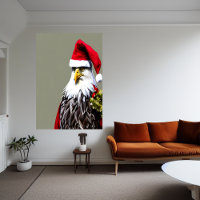 Eagle Santa Claus | Poster de arte de IA