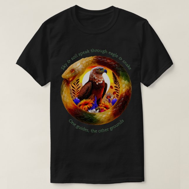 Eagle & Snake 006a Camiseta (Diseño del anverso)