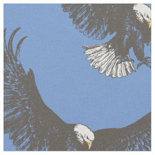 Eagle swooping la tela de dibujo entintada del