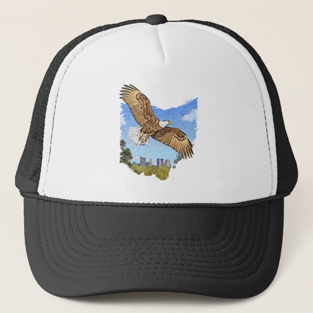 Eagles Scioto Río Columbus Ohio Gorra (Anverso)