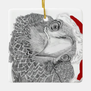 Eaglet E9 dice ¿Quién Es Eso? Ornamento de Navid