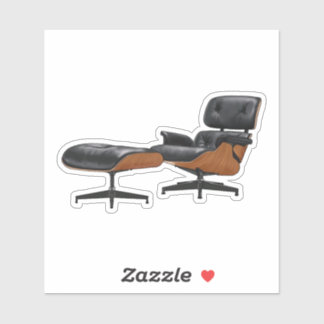 Eames Lounge Chair Pegatina