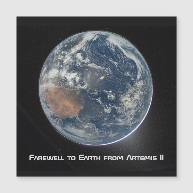Earth From Artemis II (Anverso)