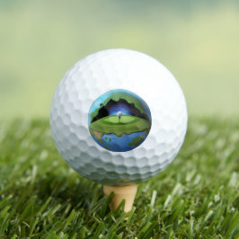 Earth Inside una bola de golf