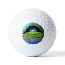 Earth Inside una bola de golf