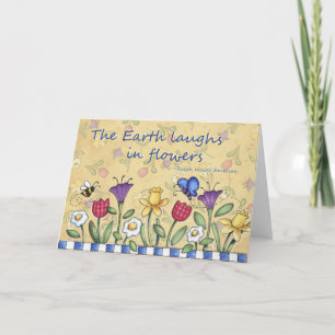 Earth Laughs - Tarjeta de saludo