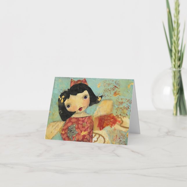 Eartha and the Angel, tarjeta de notas en blanco (Anverso)