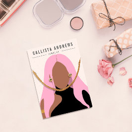 Earthy Bohemian Chica Rosa Earring Necklour Displa