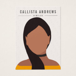 Earthy Bohemian Long Brown Chica Earring Display