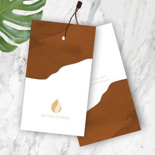 Earthy Boho Clothing Logo Etiqueta de colgado