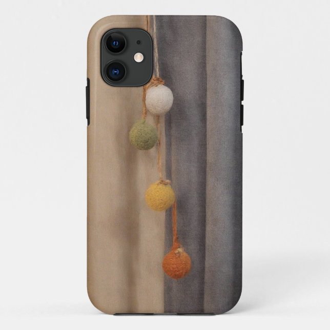 Earthy Harmony Felt Ball Funda (Reverso)