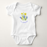 Earthy Spring on a Baby Jersey Bodysuit (M,D)