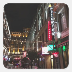 East 4th Street, Cleveland, Ohio Photo Pegatina