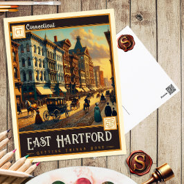 East Hartford, Connecticut | Postal de época