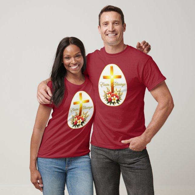 Easter Blessings – Christian Faith Art - camiseta (Unisexo)