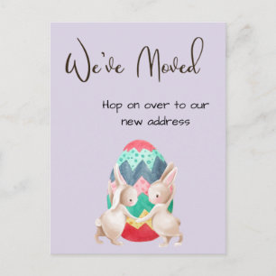 Easter Bunny Moving Invitación Nueva dirección