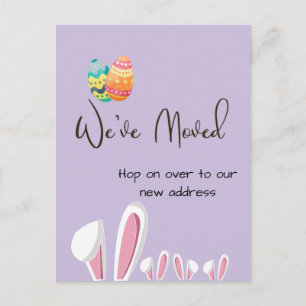 Easter Bunny Moving Invitación Nueva dirección