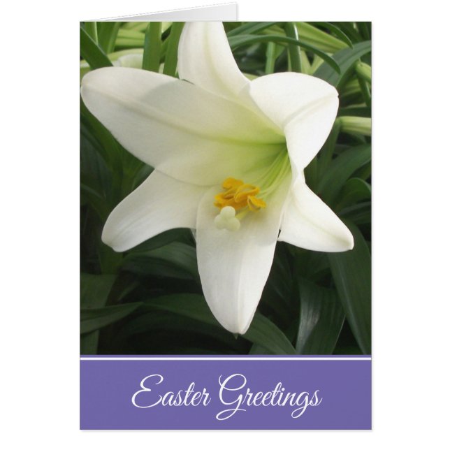 Easter Card Easter Lily (Frente)