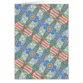 EASTER EGG FAIRY, FANTASY RABBIT NOTE CARD Blank