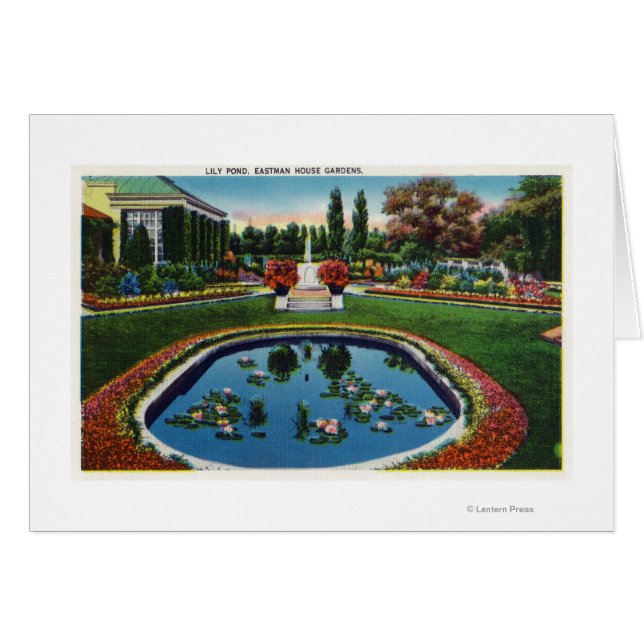 Eastman House Gardens Lily Pond (Anverso (Horizontal))