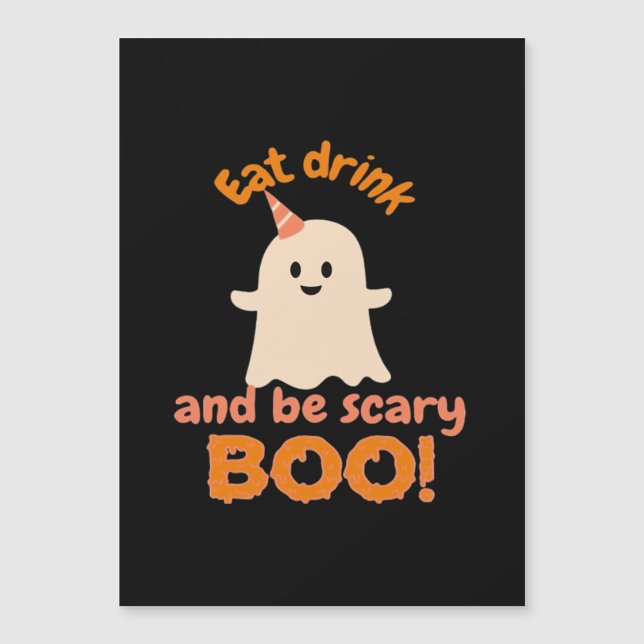 Eat Drink And Be Scary Funny Spooky Gifts For Clas (Anverso)