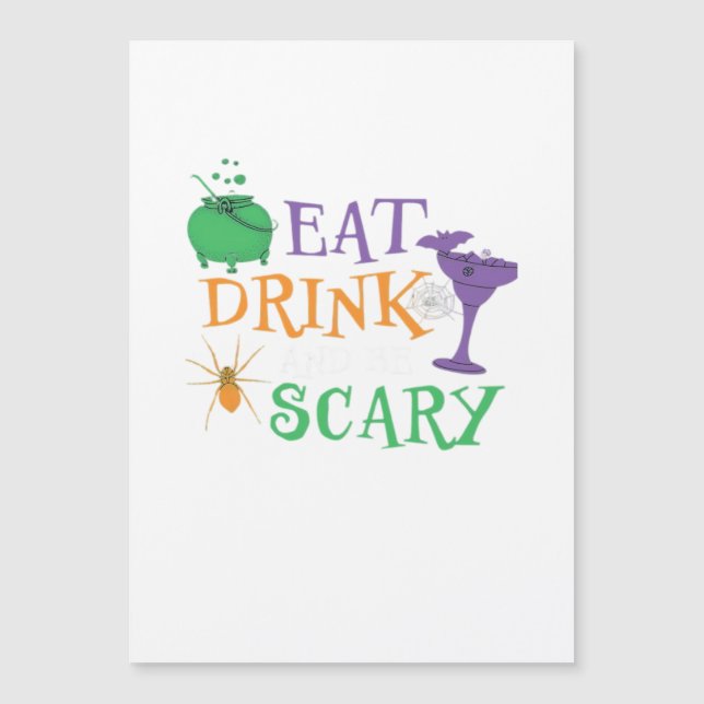 Eat Drink And Be Scary Halloween (Anverso)