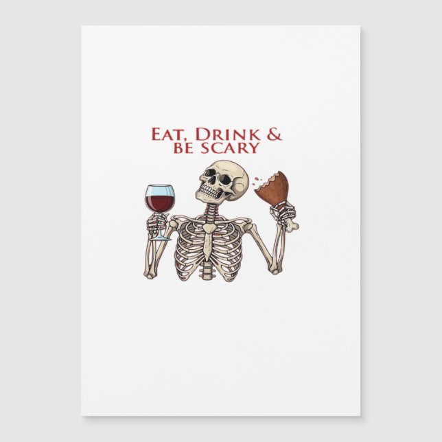 Eat Drink And Be Scary Minimal Clean (Anverso)