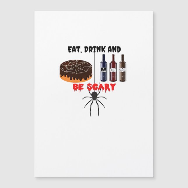 Eat Drink And Be Scary Retro Classic (Anverso)