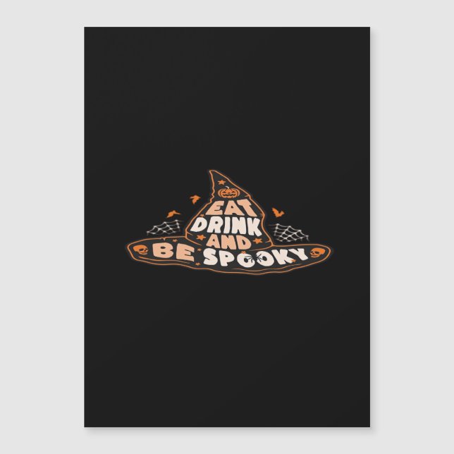 Eat Drink And Be Spooky Essential Vintage Style (Anverso)