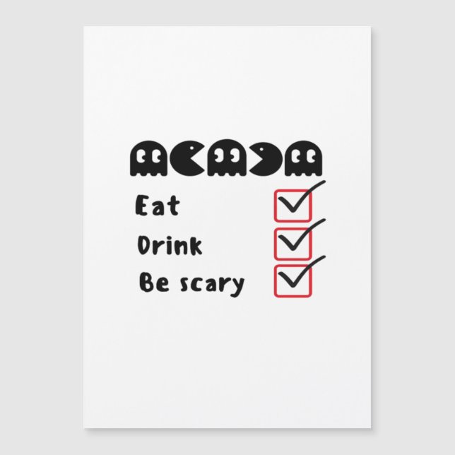 Eat Drink Be Scary Minimal Clean (Anverso)